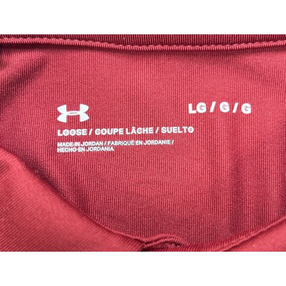Mens-South Carolina-Gamecocks/Under Armour/Loose/Embroidered/Polo Shirt ~Size L - Picture 5 of 9
